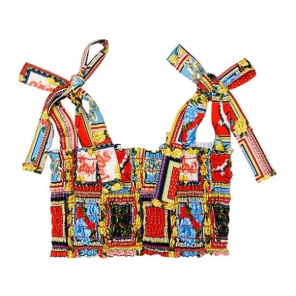 Agua Bendita Other - Agua Bendita Ava Voila Swim Top For Kids Size 2